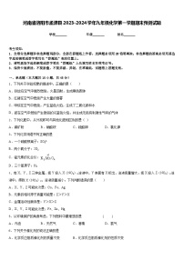 河南省洛阳市孟津县2023-2024学年九年级化学第一学期期末预测试题含答案