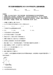 浙江乐清市育英寄宿学校2023-2024学年化学九上期末调研试题含答案