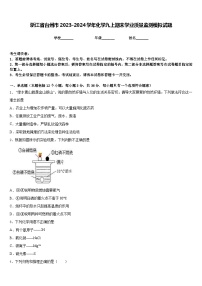 浙江省台州市2023-2024学年化学九上期末学业质量监测模拟试题含答案