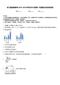 浙江省德清县联考2023-2024学年化学九年级第一学期期末达标检测试题含答案