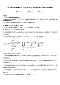 浙江省宁波市海曙区2023-2024学年九年级化学第一学期期末检测试题含答案