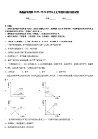 海南省屯昌县2023-2024学年九上化学期末达标检测试题含答案