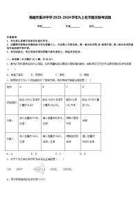 海南市重点中学2023-2024学年九上化学期末联考试题含答案