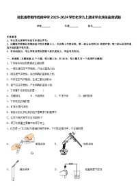 湖北省枣阳市钱岗中学2023-2024学年化学九上期末学业质量监测试题含答案