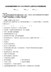 山东省济南商河县联考2023-2024学年化学九上期末学业水平测试模拟试题含答案