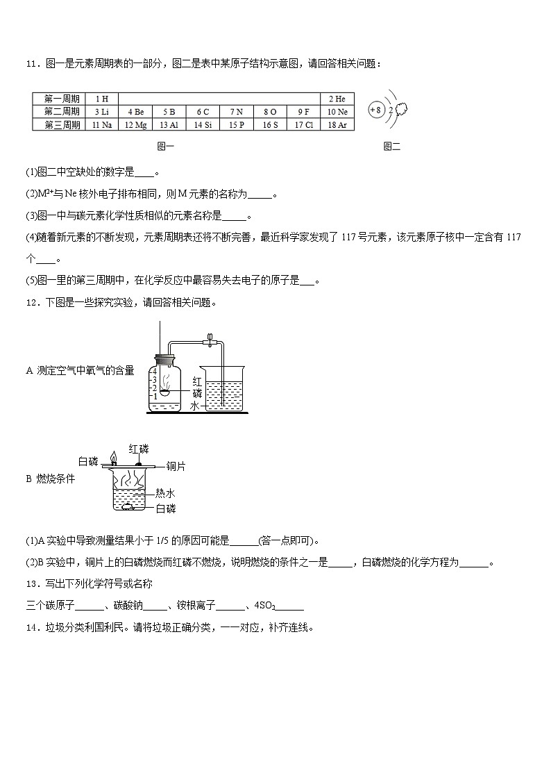 湖南省武冈市2023-2024学年九上化学期末经典试题含答案03