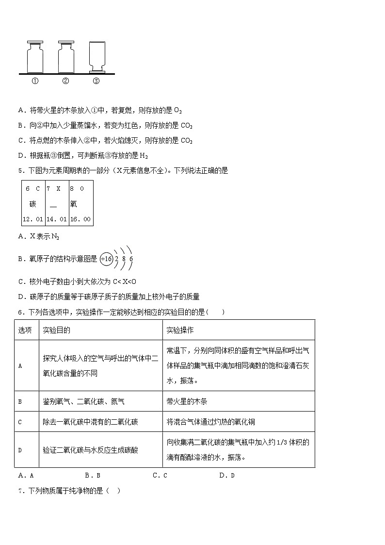 湖南省株洲荷塘区四校联考2023-2024学年九上化学期末统考试题含答案第2页