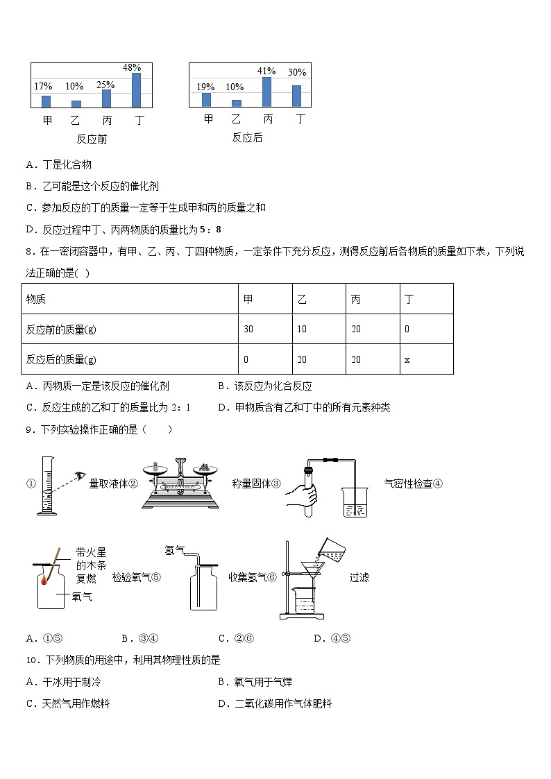 湖南长沙长郡梅溪湖中学2023-2024学年化学九年级第一学期期末预测试题含答案第2页
