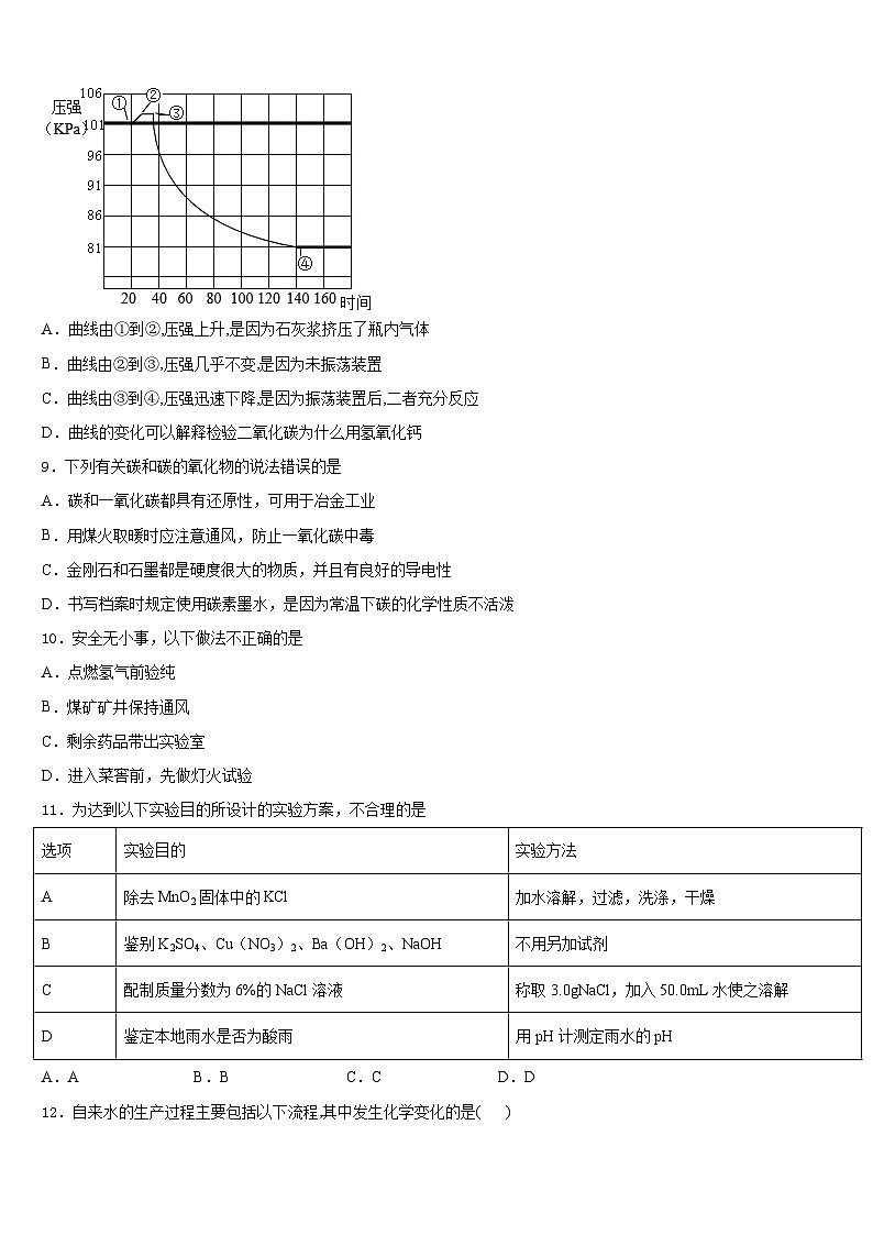 百色市重点中学2023-2024学年九年级化学第一学期期末经典模拟试题含答案第3页