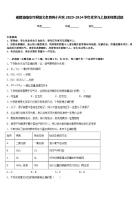 福建省南安市柳城义务教育小片区2023-2024学年化学九上期末经典试题含答案