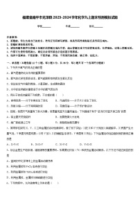 福建省南平市光泽县2023-2024学年化学九上期末检测模拟试题含答案