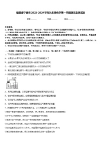 福建省宁德市2023-2024学年九年级化学第一学期期末监测试题含答案