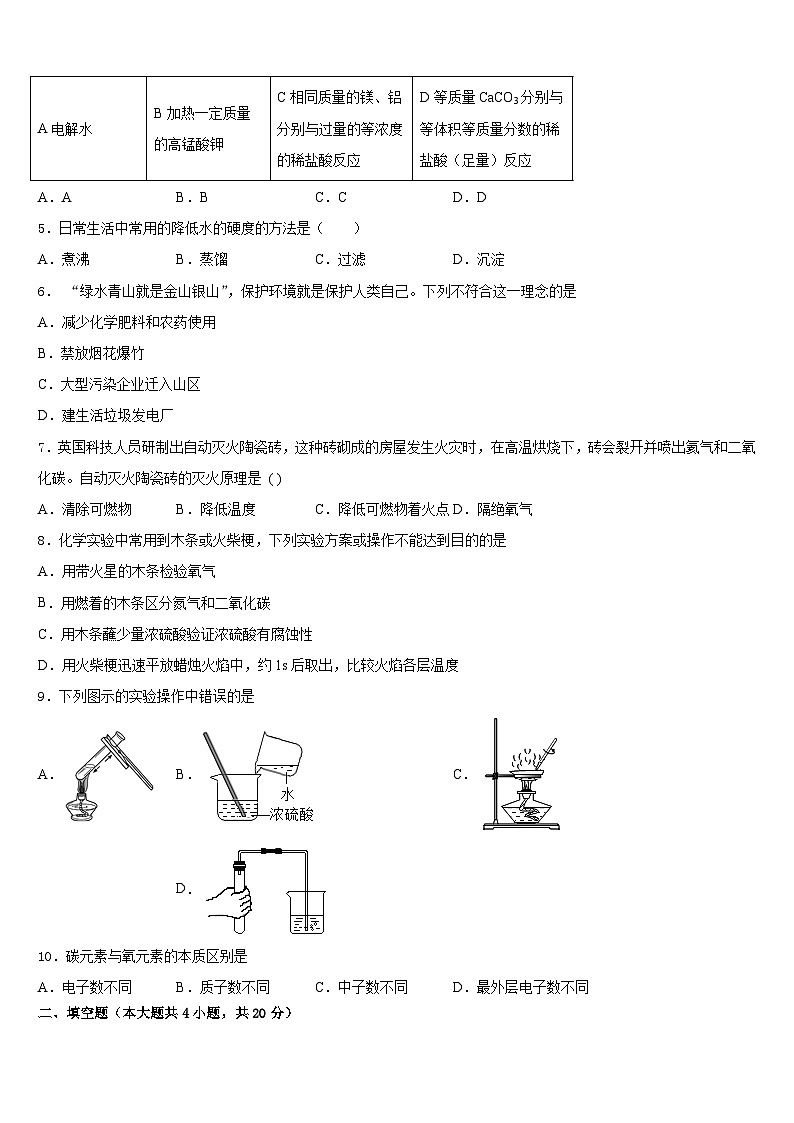 福建省厦门市莲花中学2023-2024学年九年级化学第一学期期末复习检测试题含答案第2页