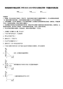 陕西省榆林市横山区第二中学2023-2024学年九年级化学第一学期期末经典试题含答案