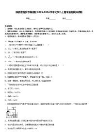 陕西省西安市莲湖区2023-2024学年化学九上期末监测模拟试题含答案