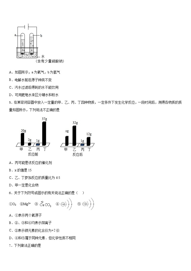 黑龙江省哈尔滨市延寿县2023-2024学年化学九年级第一学期期末质量检测模拟试题含答案02