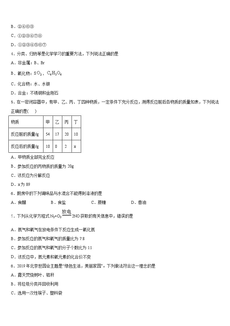 陕西省西安高新逸翠园学校2023-2024学年九年级化学第一学期期末联考模拟试题含答案第2页
