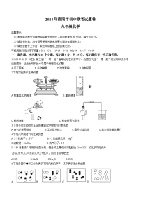 湖南省邵阳市2023-2024学年九年级上学期1月期末化学试题