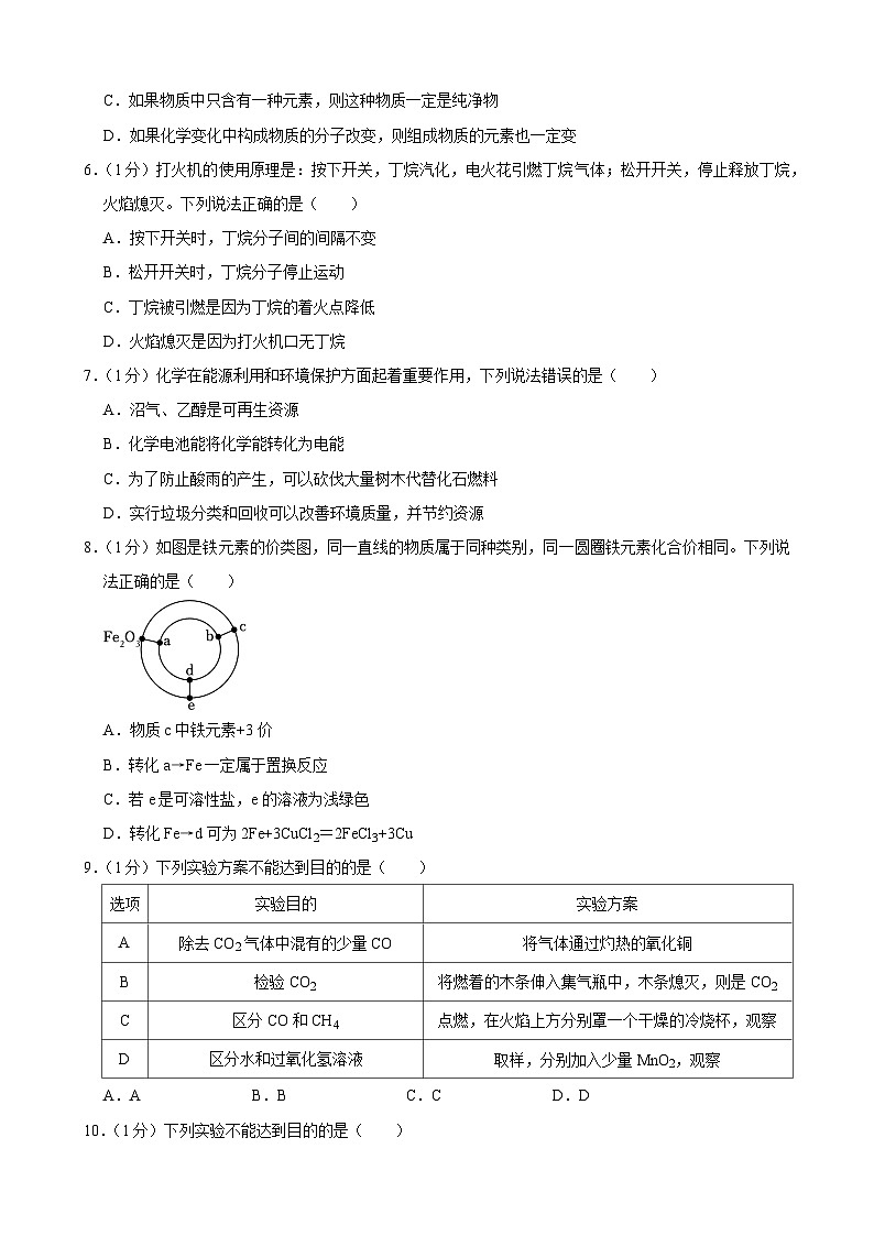 吉林省长春市宽城区2023-2024学年九年级上学期期末化学模拟试卷第2页