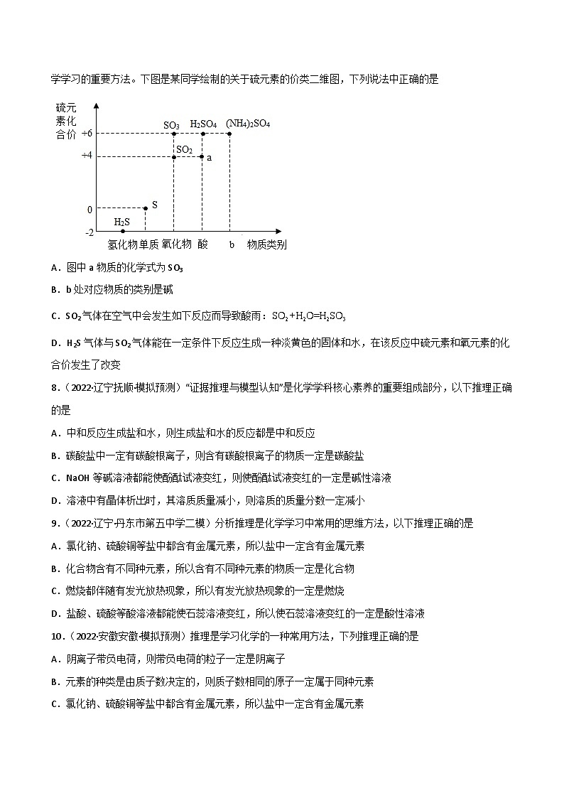6.2盐和化肥（第1课时）（习题）-2023-2024学年九年级化学第二学期同步精品课堂（沪教版·上海）02