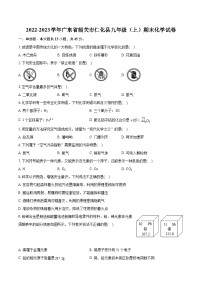 2022-2023学年广东省韶关市仁化县九年级（上）期末化学试卷（含详细答案解析）