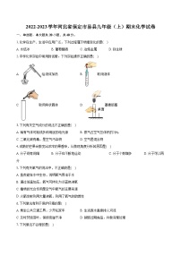 2022-2023学年河北省保定市易县九年级（上）期末化学试卷（含详细答案解析）