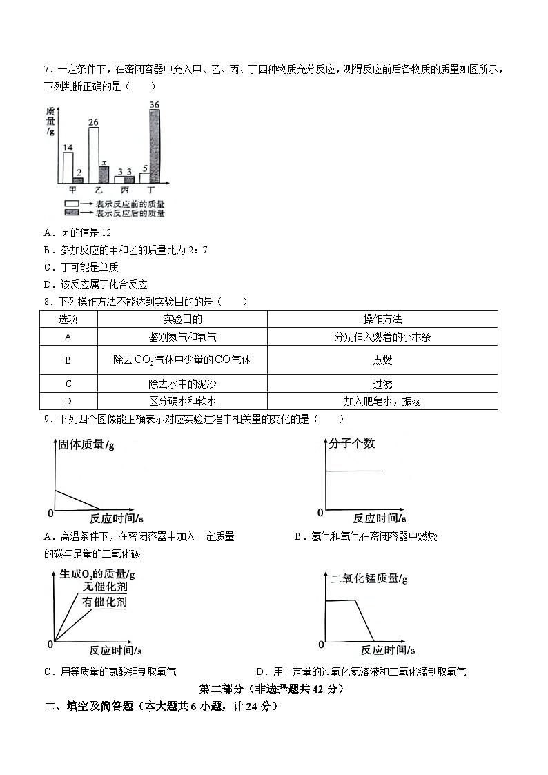 陕西省渭南市华阴市2023-2024学年九年级上学期期末化学试题第2页