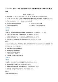 2022-2023学年广东省深圳市南山区九年级上学期化学期中试题及答案