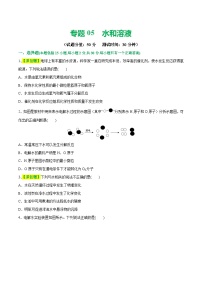 专题05+水和溶液（测试）-2024年中考化学一轮复习讲练测（全国通用）