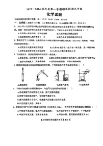 山东省德州市德城区2023-2024学年九年级上学期期末考试化学试卷