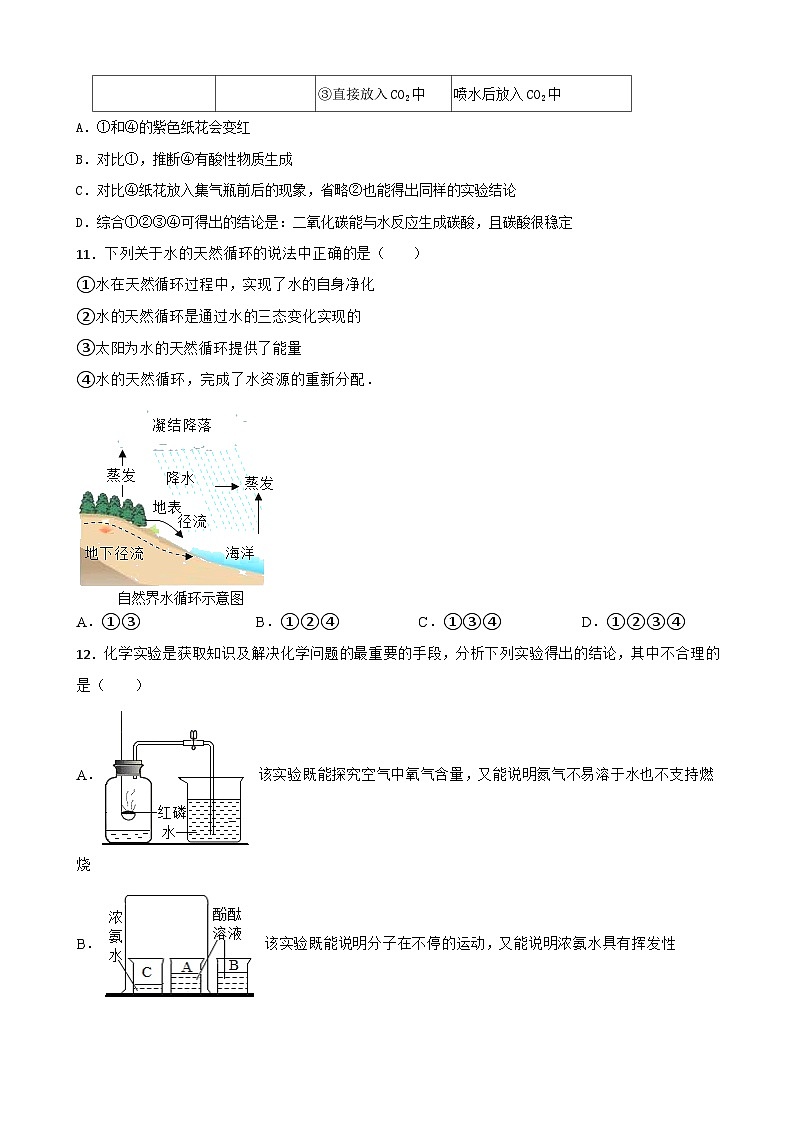 6.3 二氧化碳和一氧化碳 拔高训练   九年级化学人教版上册第3页