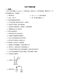 宁夏2024年化学中考模拟试题附答案