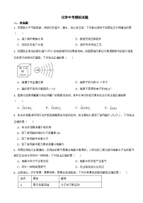 山西省大同市2024年化学中考模拟试题附答案