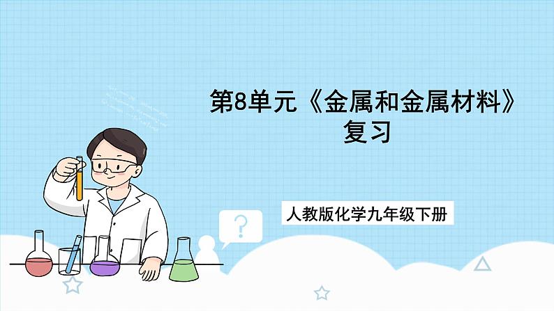 人教版化学九年级下册第8单元《金属和金属材料》课件+知识清单+单元测试（含答案解析）01