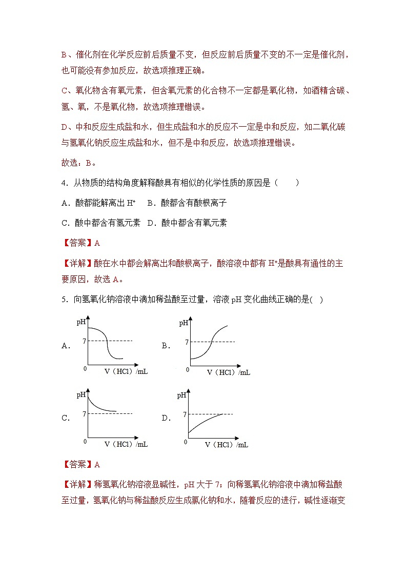 人教版化学九年级下册第10单元《酸和碱》复习课件+知识清单+单元测试（含答案解析）03