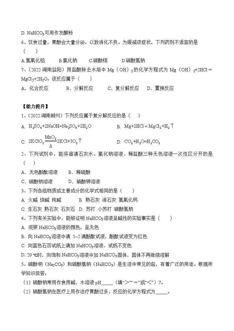 人教版化学九年级下册11.1《生活中常见的盐》第二课时 课件+教案+导学案+分层练习（含答案解析）02