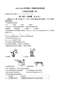 陕西省安康市2023-2024学年九年级上学期期末+教学检测化学试题+