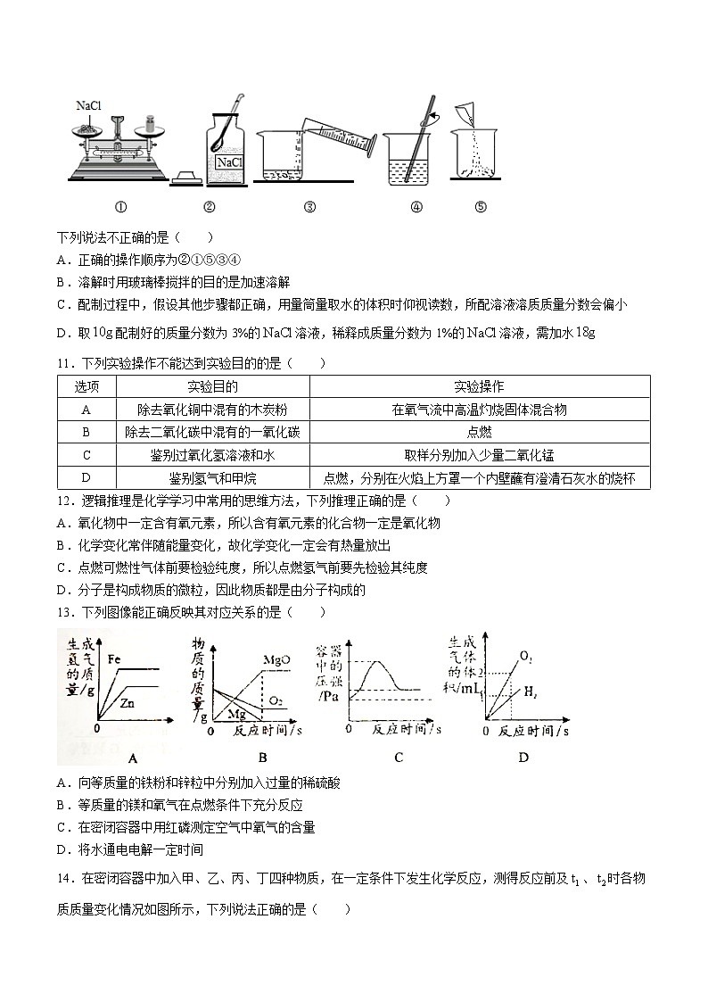 江苏省盐城市建湖县2023-2024学年九年级上学期期末化学试题03