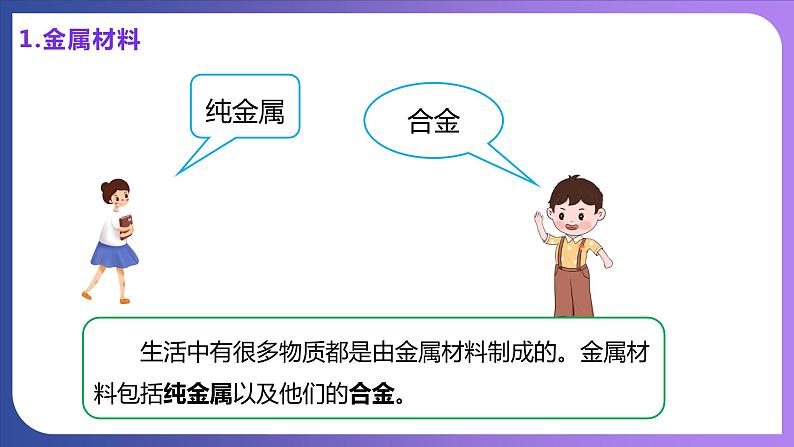 8.1金属材料（第1课时）几种重要的金属 课件---2023-2024学年九年级化学人教版下册07