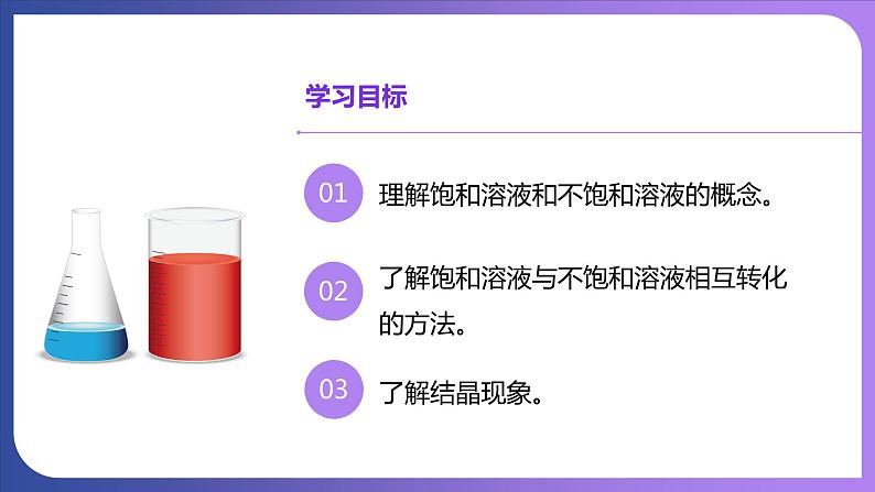 9.2 溶解度 第1课时  饱和溶液与不饱和溶液 课件---2023-2024学年九年级化学人教版下册02