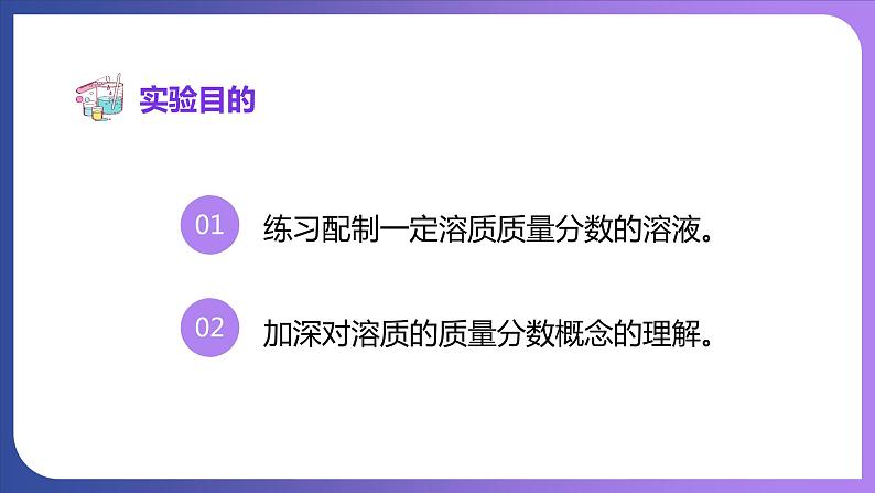 第九单元 溶液 实验活动五  一定溶质质量分数的氯化钠溶液的配制 课件---2023-2024学年九年级化学人教版下册03