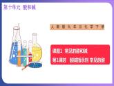 10.1 常见的酸和碱 第1课时 酸碱指示剂  几种常见的酸 课件---2023-2024学年九年级化学人教版下册