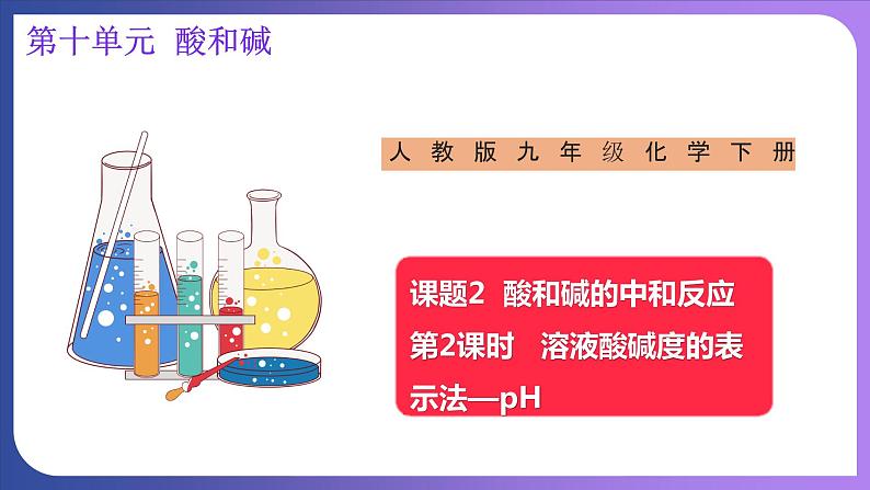 10.2 酸和碱的中和反应 第2课时  溶液酸碱度的表示法——pH 课件---2023-2024学年九年级化学人教版下册01