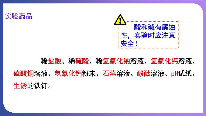 第十单元 酸和碱 实验活动六  酸、碱的化学性质 课件---2023-2024学年九年级化学人教版下册05