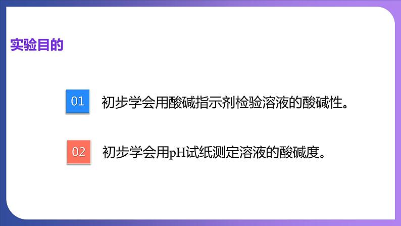 第十单元 酸和碱  实验活动七  溶液酸碱性的检验 课件---2023-2024学年九年级化学人教版下册02