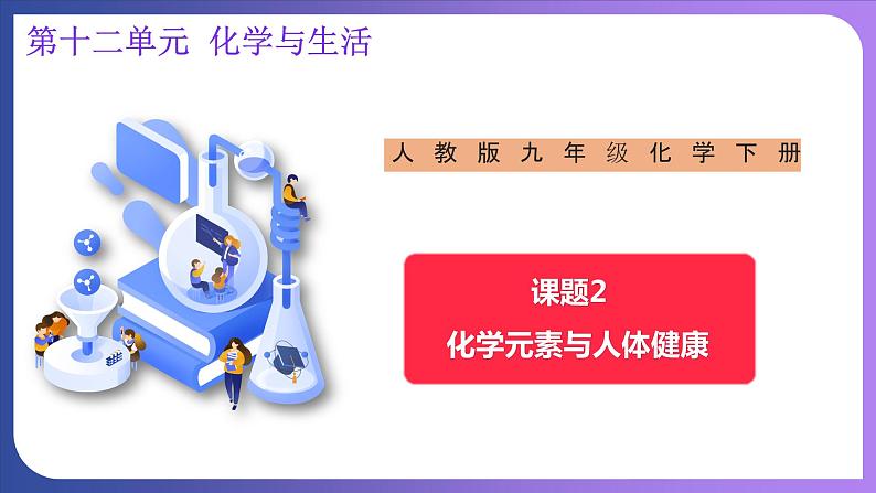 12.2 化学元素与人体健康 课件---2023-2024学年九年级化学人教版下册01