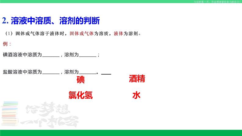 沪教版九年级化学下册同步精品 6.2 溶液组成的表示（第1课时）（课件）第6页