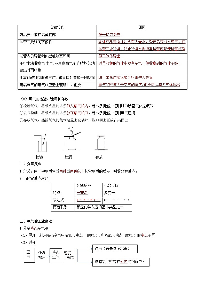 科粤版2012 初中化学 九年级上册 3.2制取氧气（第2课时）（同步练习）02