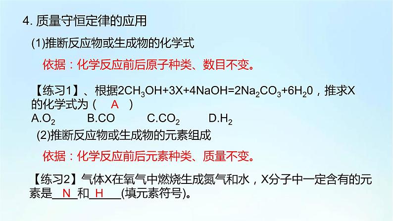 人教版九年级化学上册第五单元《化学方程式》期末复习PPT课件第4页