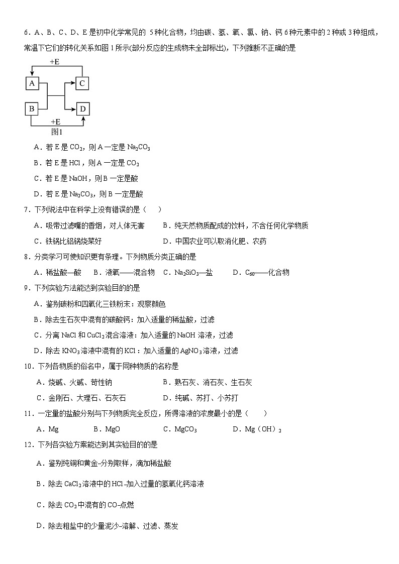 2023-2024学年人教版（五四学制）九年级化学全一册第四单元盐化肥练习题（解析版）第2页